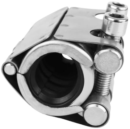 Bortivier Pipe Repair Clamp Pipe Coupling Clamp for Plastic and Metal Pipes 1/2 Inch (19-22mm)