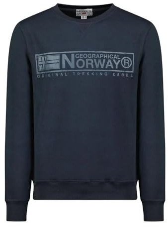 Geographical Norway Herren-Sweatshirt, Marineblau, Gantoine