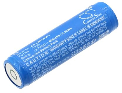 Ersatz Akku kompatibel mit Ledlenser Torche P5R, Torche P5R.2 PN:Ledlenser 7703 800mAh / 2.96Wh