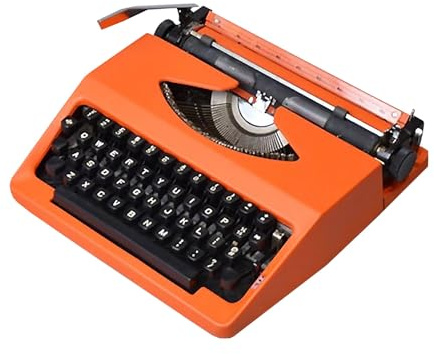 Manuelle Schreibmaschine – Klassische Textverarbeitung im Vintage-Retro-Stil für Schriftsteller, tragbar und ideal für den Heim- und Bürogebrauch, zum Schreiben von Briefen und Karten