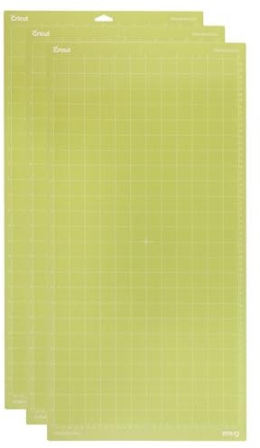 Cricut StandardGrip Lot de 3 Tapis de Découpe Adhésifs pour Explore Air 2/Maker - Vert 30,5 x 61 cm (12x24)