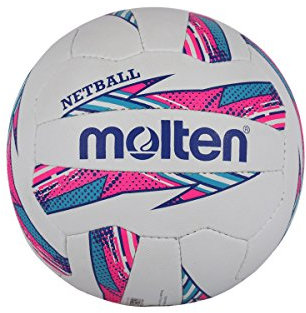 Molten Femme Striker Netball Club et Match Level, Rose/Bleu, Taille 5