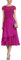 Leader of the Beauty Vestido Formal de Gasa para Mujer, de Encaje, con línea A, para la Madre de la Novia Rosa Fucsia 40