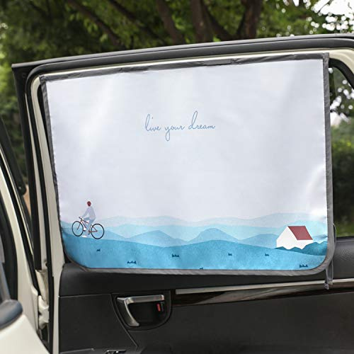 magnétique de Voiture Sun Shade Rideau pour fenêtre latérale pour bébé Enfants Enfants Ombre du Soleil - Pare-Soleil Protector (Bebe DayDay)