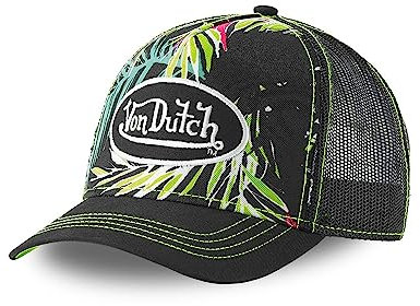 Von Dutch Casquette Motifs Feuillage Noire Adulte