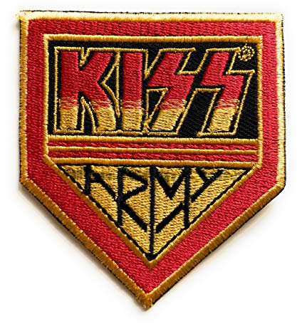 Kiss Army Badge Music Band Iron on Sew on Embroidered Patch