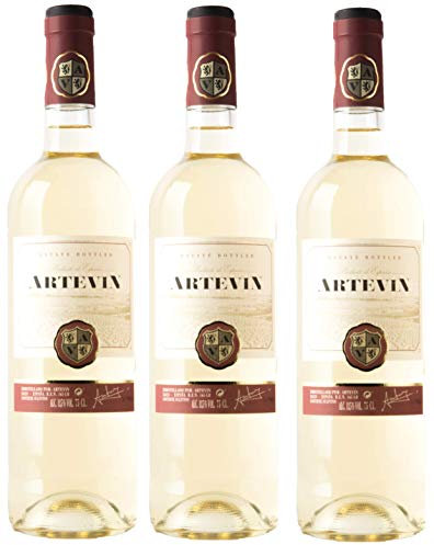 Artevin vino BLANCO - Caja 3 botellas x 750 ml (Caja 3 botellas)