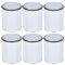 UltraBODY 6pcs Empty Metal Tin Cans with Metal Lever Lids - Multipurpose Paint Storage Container for DIY Projects, Arts & Crafts (500ml)
