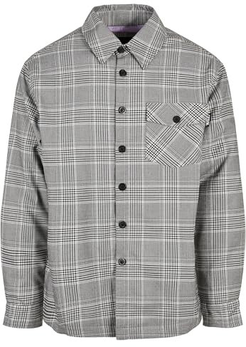 Cayler & Sons Herren Plaid Out Quilted Shirt Jacket S Black/White