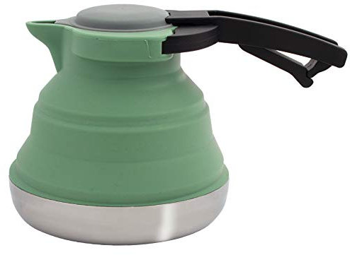 Eurotrail Wasserkessel 1,2 ltr. - Silokone faltbar (Seegrün)