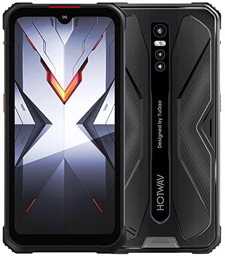 HOTWAV Cyber 9 Pro Rugged Smartphone, 8 GB+128 GB Android 11 IP68/IP69K Telefono Robusto, 7500 mAh Batteria Cellulare, 6.26 Pollici HD 48 MP Fotocamera, Dual SIM 4G/OTG/GPS