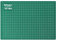 A1 A2 A3 A4 A5 Size Cutting Mat Non-Slip Cutting Board with Surface for Arts & Crafts Easy Guided Line Knife Cuts for Paper, Card, Fabric, Plastic for Professional Cutting Green (A4)