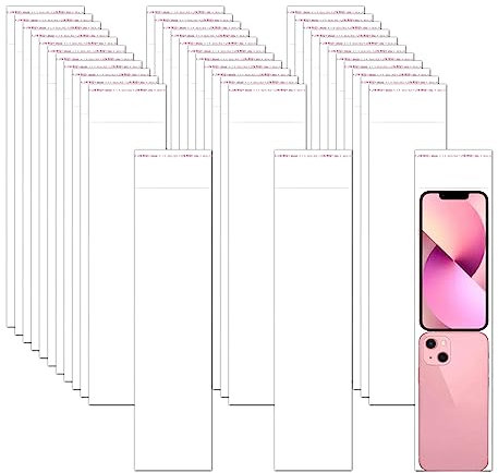 Lange Zellophanbeutel für Stabkerzen 100stk 8x28cm Tüten Kerzen Selbstklebend 50µm Selbstklebenden Plastiktüten Schmal Cellophantaschen Cellophanbeutel für Bookmark Halskette Schokolade Schmuck Party