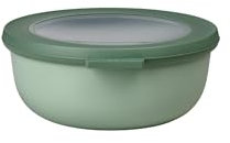 Mepal - Bol multi-usage Cirqula - Nordic sage - capacité 750 ml - couvercle amovible - incassable - étanche – stockage au congélateur, stockage à froid – passe au lave-vaisselle