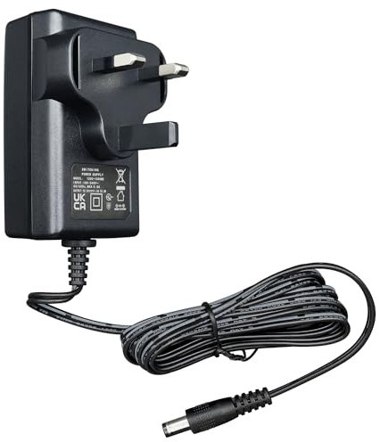 ANLINK 12V 1A/1000mA Power Supply Adapter, AC 100-240V 50/60Hz to DC 12V 1A 12W 5.5x2.1mm Wall Charger, Center Positive, 1.8M 20AWG Long Cable for Stable and Flexible Use