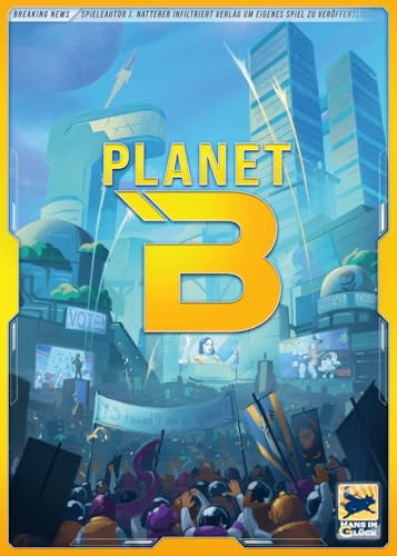 Planet B Board Game | Political Strategy Game | Futuristic Sci-Fi Game for Adults