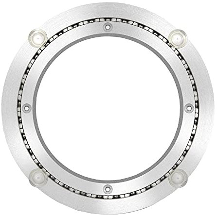 WORDFUN Kugellager Drehbar, Runde Platte Plattenspieler, Aluminiumlegierung, Starke Tragfähigkeit, Schützen Sie Den Desktop, Für TV Tischplatte Drehteller Kugellager, Lager Esstisch Rotierende Platte