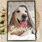 Elbeffekt Golden Retriever Geschenke Holzbild - Foto Geschenke - personalisierbar zum Hinstellen/Aufhängen optional beleuchtet Eukanuba Retriever, Hund Geschenk Besitzer - personalisierte Geschenke