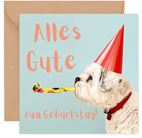 Felbridge Studio - Geburtstagskarte - Geburtstagskarte Frau - Geburtstagskarte Mann - Lustig Freundin Junge Papa Mama Hund - Geburtstagskarten - 18 21 30 40 50 60 - Geschenke Für Frauen Männer -14cm