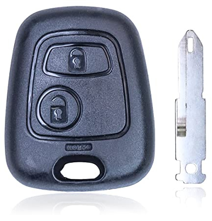2 Button Key Housing Folding Key Remote Control Car Key with Blade NE72 for Peugeot 107 207 306 307 406 407 Citroen C1 C2 C3 C5 C6