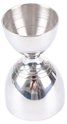 Japanischer Jigger Likörmessbecher Jigger Mit Messungen Innen Silber Weinbecher Oz Becher Edelstahl Messbecher Befestigung Major Japan Barkeeping Zubehör