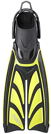 TUSA SF-0111 Hyflex Zoom Scuba Diving Fins, Large/X-Large, Flash Yellow