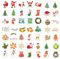 UAMLVCN Aufkleber Weihnachten, 50 Stück Wasserdicht Christmas Stickers Weihnachten Scrapbook Aufkleber - für Kinder DIY Wehinachtsgeschenk Dekoration Wasserflaschen Notebook Kühlschrank