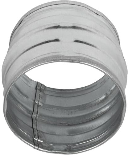 Raccords de 7,6 cm Pour Conduits Sans Joints - Connecteur de Conduit d'Aération en Métal - Extension d'Aération - Raccord de Tuyau en Métal Galvanisé - Coupleur de Sèche-Linge
