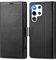 TUCCH Hülle für Galaxy S24 Ultra, Handyhülle TPU [Kartenfächer] Case, [Ständer] [Magnet] [RFID Blocker] Schutzhülle, Stoßfeste Tasche, Walletcase Kompatibel mit S24 Ultra 5G 2024 (6,8 Zoll), Schwarz