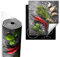 TMK ArtDeko Herdabdeckplatte Einteilig Kochfeld Abdeckung Induktionskochfeld Ceranfeld Abdeckplatte Küche Anti Rutsch Matte Herdabdeckung Aufrollbar 45x52 cm, Gewürze Chili Schiefer