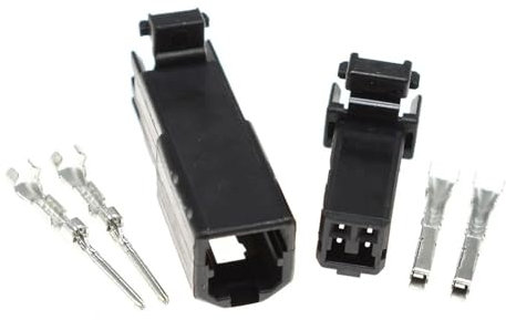 ROBAUN 1/5/20Sets 2 Möglichkeiten Auto Lautsprecher Mops Hochtöner Stecker Elektrische Kabelbaum Weiblich Männlich Stecker 174057-2 174056-2 (Color : Male Female, Size : 20Sets)