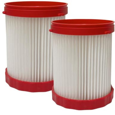 Nispira VF320H HEPA-Staubsaugerfilter Ersatz Für Bosch 18V 2,6 Gallonen Nass-/Trockensauger GAS18V-3/GAS18V-10L | 2 Stück