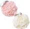 Luffa Schwamm Körper Scrubber Dusche Schwamm Peeling Mesh Pouf Dusche Ball Badeschwämme für Frauen und Männer Badezubehör Duschschwamm- 2 Stück