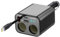 Retractable Car Charger, 5 in 1 Fast Car Phone Charger with 2-Socket Cigarette Lighter Splitter, Retractable Cable, USB A and USB C Ports for iPhone 16 15,GPS,Dash Cam,Laptop,iPad,Galaxy,Pixel
