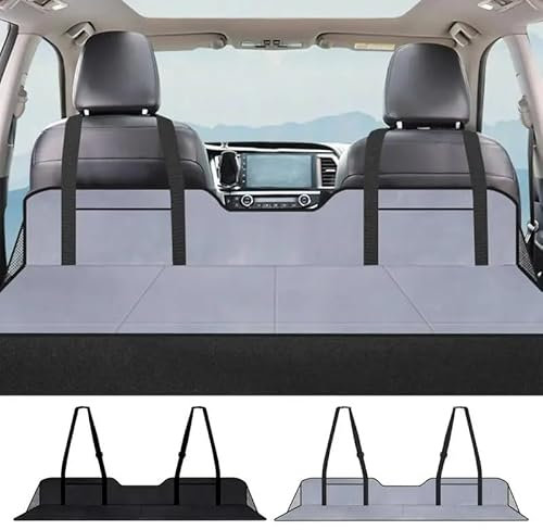 Rücksitzverlängerung für VW Caddy 2K Maxi 2003-2010 2011 2012 2013-2019, Auto-Rücksitz-Verlängerungs-Matratze Kompakte Matratze für Rücksitz Camping-Matratze,Bla-ck