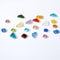 20 Pcs Cute Refrigerator Magnets Colorful Glass Multiple Shapes Fridge Magnet Decorative Strong Magnets for Whiteboards Lockers Billboards Home Office Kitchen Classroom Presentation