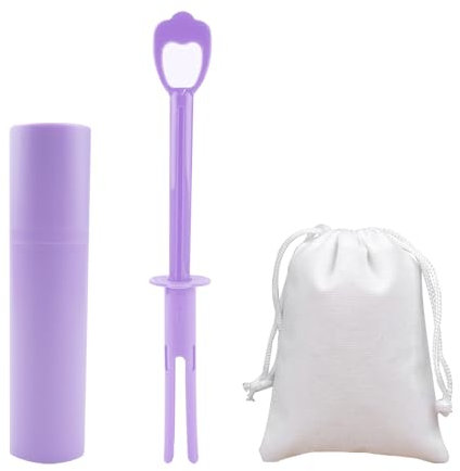 Coppa Mestruale Booster - Applicatore Riutilizzabile per Coppette Mestruali, Facile da Usare, Compatibile con la Maggior Parte delle Tazze, con 1 Tasca (Viola)