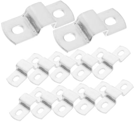 IWOWHERO 12 Stück Klemmrohraufhänger U-halterung Rohrschelle Montagehalterung Halterung Aus Edelstahl 304 Einfache Installation Einstellung Rohrschelle Für Die Holzverarbeitung