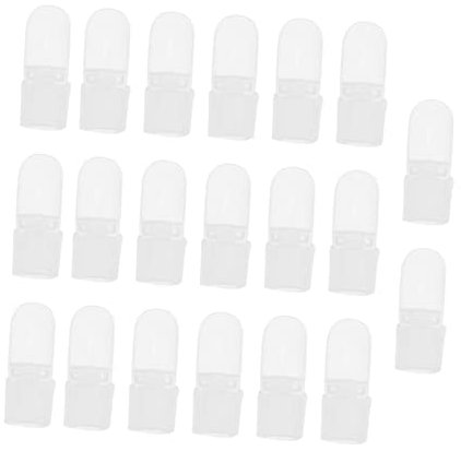 Healeved 20piezas Protectores De Punta De Uñas Pegarse Al Cabello y Ropa Protector De Esmalte Para