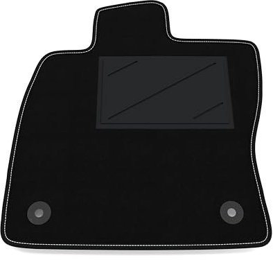Automatte nur auf der Fahrerseite, 1 Stück, kompatibel mit Seat Leon 5F 2012-2020 | 1 maßgeschneiderter Teppich