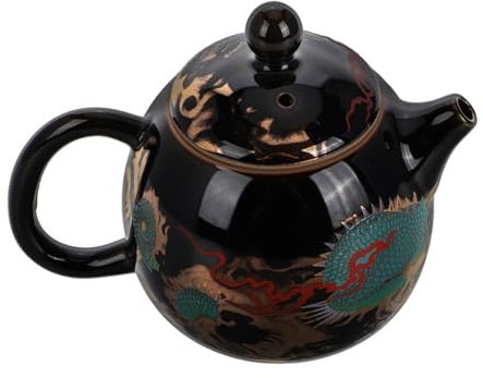 SUPVOX Camping Teapot Vintage Teaware Chinese Tea Pot Ceramic Kettle Tea Brewing