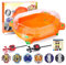 AIBREAY Burst Kreisel Arena Battle Set - 6 Kampfkreisel, 2 Launchers und Stadium, Battle Kampfarena für Kinder ab 6 Jahren (6pcs)