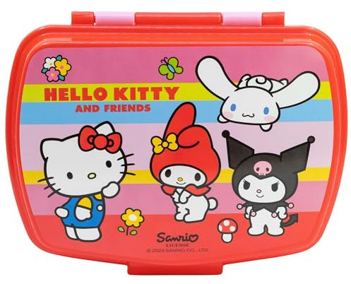 Stor Hello Kitty and Friends - Contenitore rettangolare per il pranzo dei bambini