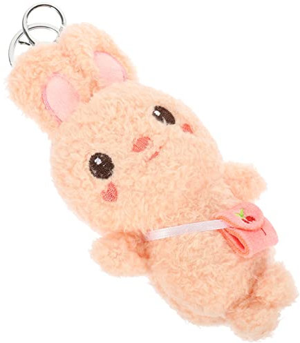 BESPORTBLE Porte-Clés En Peluche Stitch Breloque En Peluche Mignon Bébé Bob Mini Accessoires Poupées En Peluche Pour Filles Porte-Clés En Peluche Ornement À Suspendre Porte-Clés