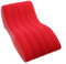 Luocute Aufblasbare Lounger, PVC Komfortable Tragbare Schlafluft -Couch Geeignet für Home Picnics Wanderpark Travel (Rot)