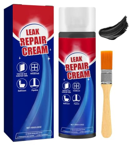 Liquid Sealer, Leak Repair Liquid, 100mL, Quick-Drying Waterproof Formula, Long-Lasting Sealant Solution for Wall Roof Window Frame Bathroom Concrete Tile Crack