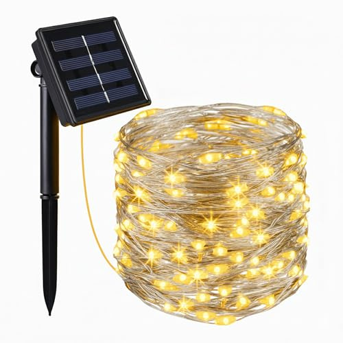 Solar-Lichterkette für Vorhänge, 200 LEDs, warmweiß, YOGY CURTAIN 200, 4 m x 2 m, 8 Modi