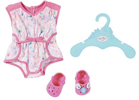 BABY born 824634 Pyjama mit Clogs Puppenkleidung 43 cm