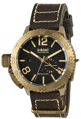 U-Boat 9008 Men's Brown Doppiotempo Watch