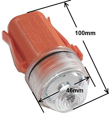 FP INOX Lampe – Flash Elektronische für Gürtel, Rettungsweste, Eichzulassung Med